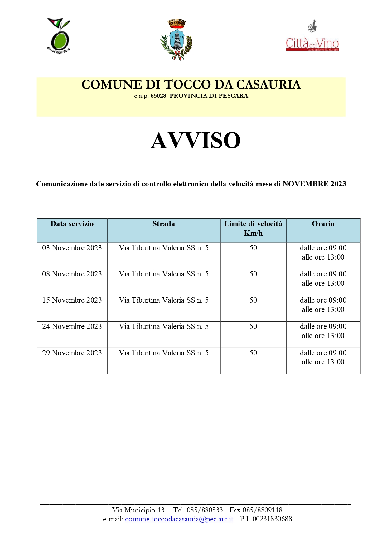 CONTROLLO ELETTRONICO DELLA VELOCITA'